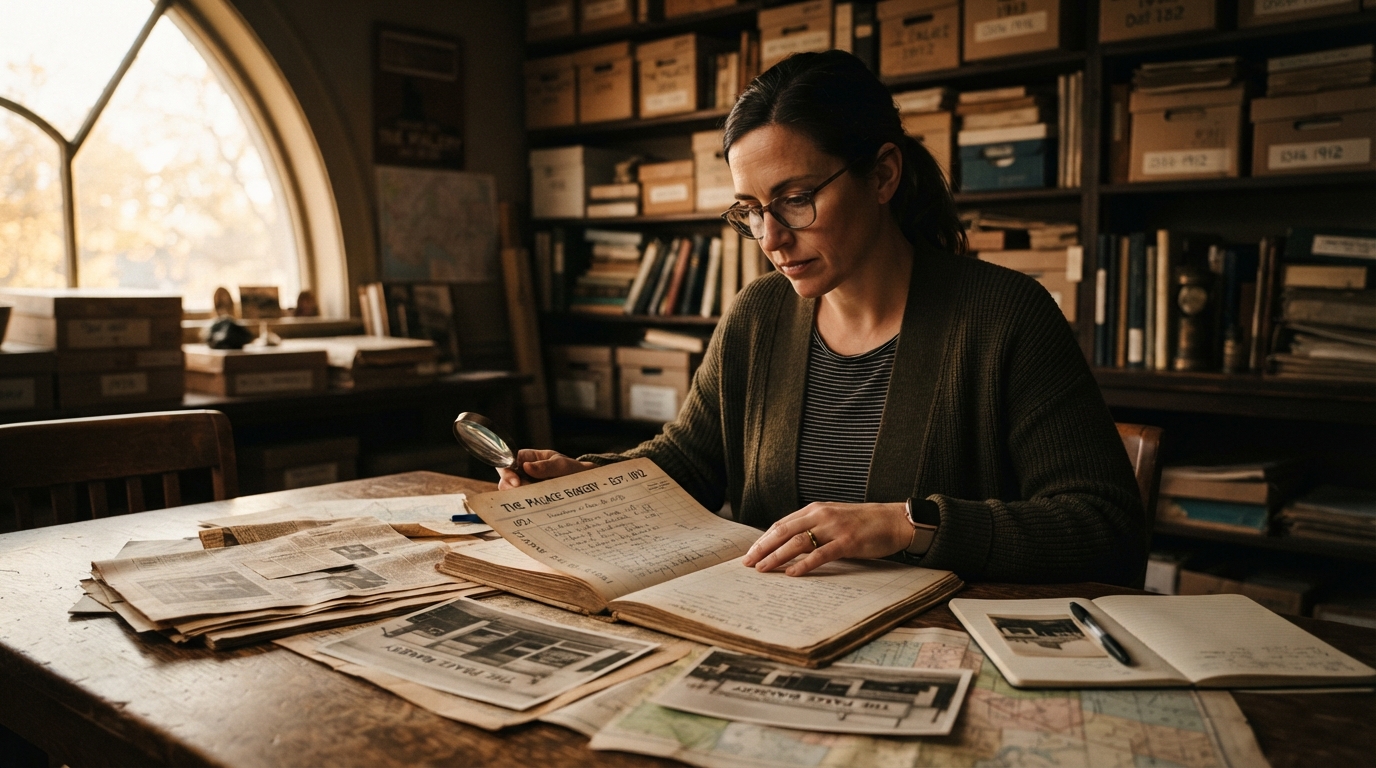 Editorial illustration for How to Research the History of a Local Business: A Step-by-Step Guide